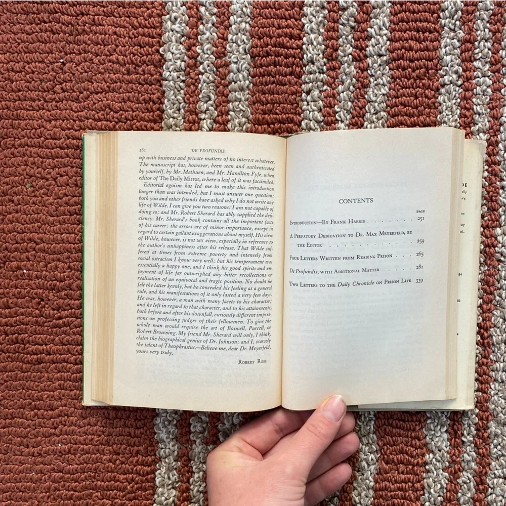 Rare 1954 Edition: The Picture of Dorian Gray & De Profundis by Oscar Wilde #125 - Picture 11 of 14